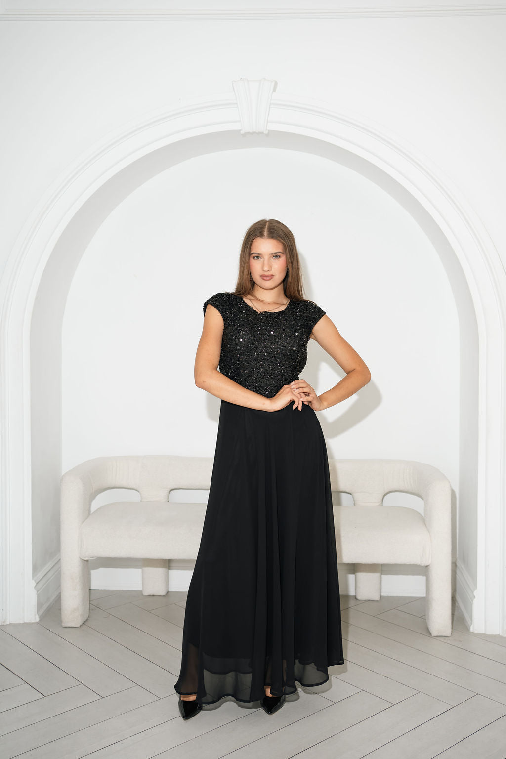 Sequin Evening Dress