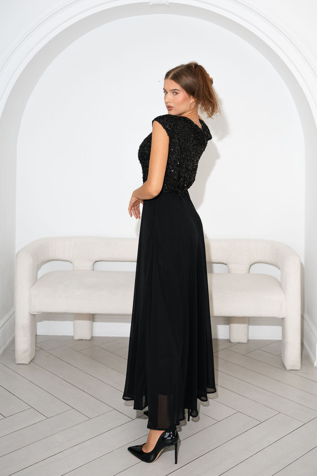Sequin Evening Dress