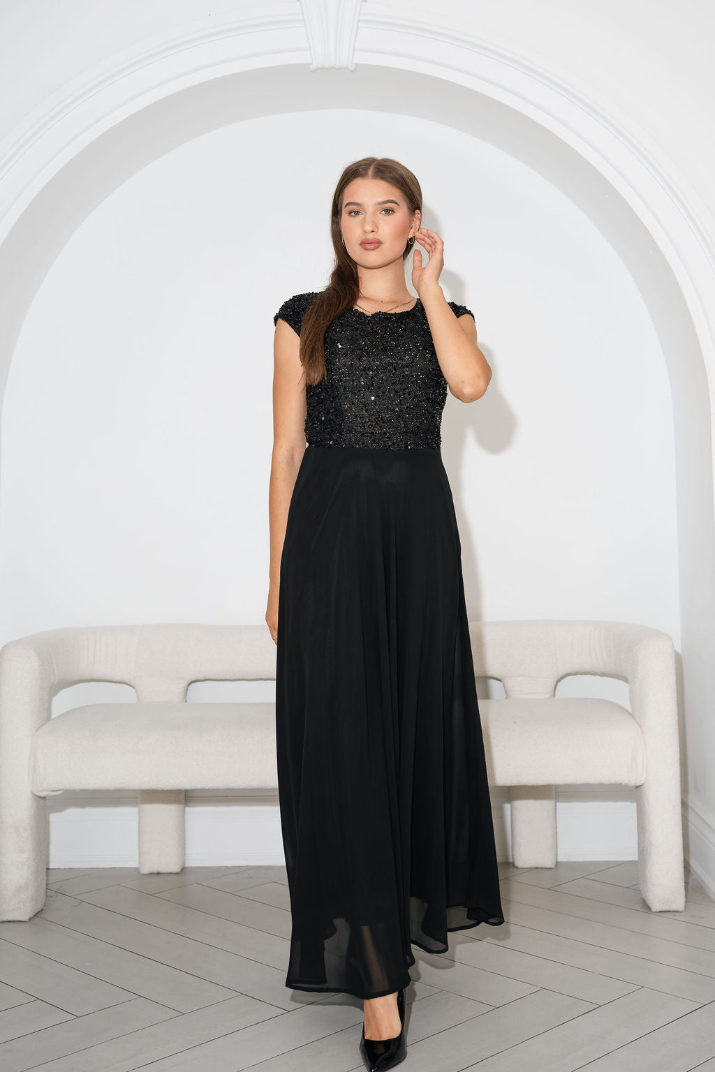 Sequin Evening Dress