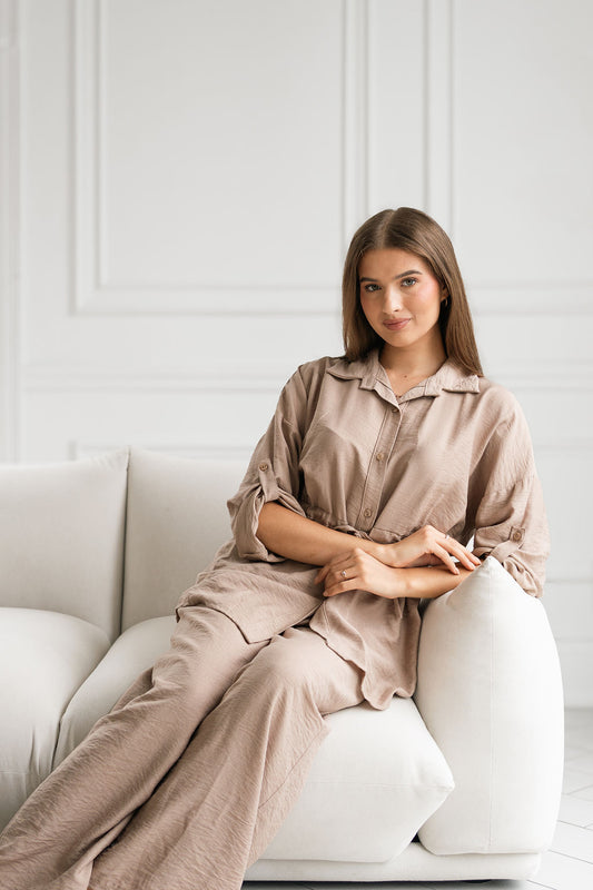 Co-ord Set with Waist Belt